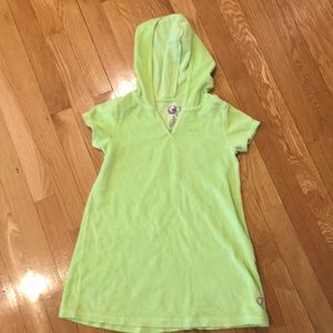 Girls 7-8 hooded beach cover up